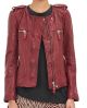 Kady Washed Leather Moto Jacket