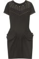 Keaton Stud-Embellished Crepe Mini Dress