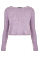 Knitted Fluffy Crop Jumper