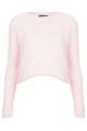 Knitted Fluffy Crop Jumper