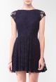 Lace Overlay Dress