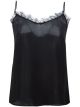  Lace-Trimmed Washed-Silk Camisole