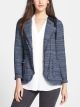 Lace & Tweed Blazer in Charcoal