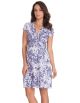 Lavender Blossom Knot Front Maternity Dress