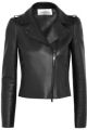Leather biker jacket