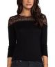 Long sleeve lace top