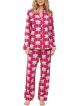 Long Sleeve Mandarin Collar Pajama Set