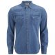 Long Sleeve Slim Fit Sawtooth Western Shirt