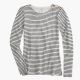 Long-sleeve striped painter T-shirt