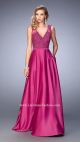 Magenta Beaded Gown Style 22629