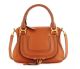 Marcie Medium Satchel Bag, Tan