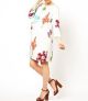 Maternity Shift Dress In Botanical Print