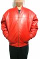 Men's Red Leather Jacket