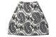 Metallic Jacquard Paisley Skirt