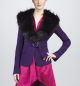 Nadia Faux-Fur-Collar Jacket