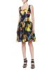 Natalie Pop Art Floral Cocktail Dress