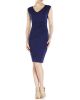 Navy Bevin Sheath Dress