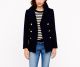 navy blue peacoat
