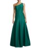 One-Shoulder Tulip-Skirt Gown