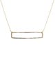 Open Rectangle Necklace