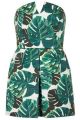 Palm Bandeau Skort Playsuit