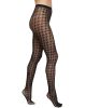 Pascale Houndstooth-Check Net Tights