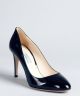 Patent Leather Almond Toe Pumps