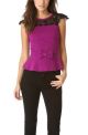 Peplum Top with Lace