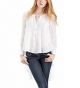 Pintucked Pleat Extreme Hi Lo Hem Blouse