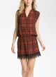 Plaid Drop Waist Dress