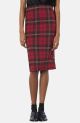 Plaid Tube Skirt
