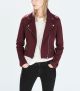 Plush Biker Jacket