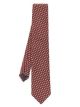 Polka-dot-jacquard silk tie