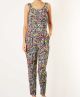 Pop Floral Print Jumpsuit