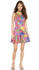 Print Flounce Dress