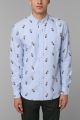 Printed Button-Down Oxford Shirt