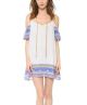 Printed Cold Shoulder Dress