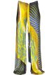 Printed Silk Satin Pants