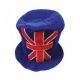 Artulano - Great Britain Union Jack Fancy Dress Adults Felt Top Hat