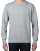 Men's Long Sleeve Round Neck No-Hood Sport Gray Sweatshirt