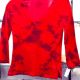 Church Girl - Tie Dye Mesh Fabric Top