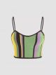 Cider - Striped Color Cami Top
