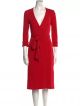 Diane von Furstenberg - V-Neck Midi Length Dress