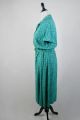 Ellen Ashley - 1990s Rayon Button Front Belted Midi Dress