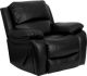 Flash Furniture - Black Leather Rocker Recliner