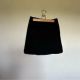 Harve Benard - Vintage 90s Black Wool Wrap Mini Skirt
