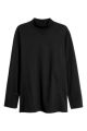 H&M - Semi-Turtleneck T-Shirt, Black