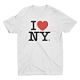I Love NY Men's Unisex Tee Officially Licensed T-Shirt