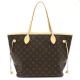 Louis Vuitton - Neverfull MM Tote Bag Coated Canvas Monogram
