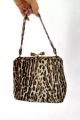 Marmalade - 50s Femme Fatale Leopard Faux Fur Handbag